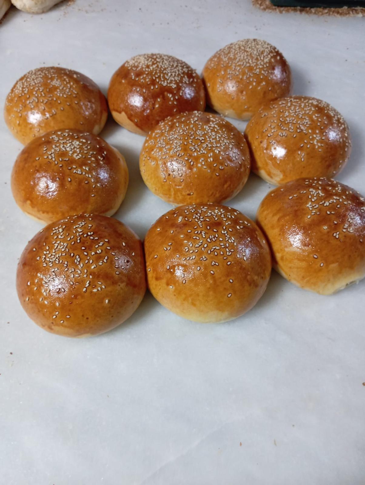 Yumurtalı Hamburger Ekmeği